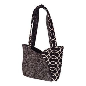 Handmade Fabric Mini 2-tone handbag